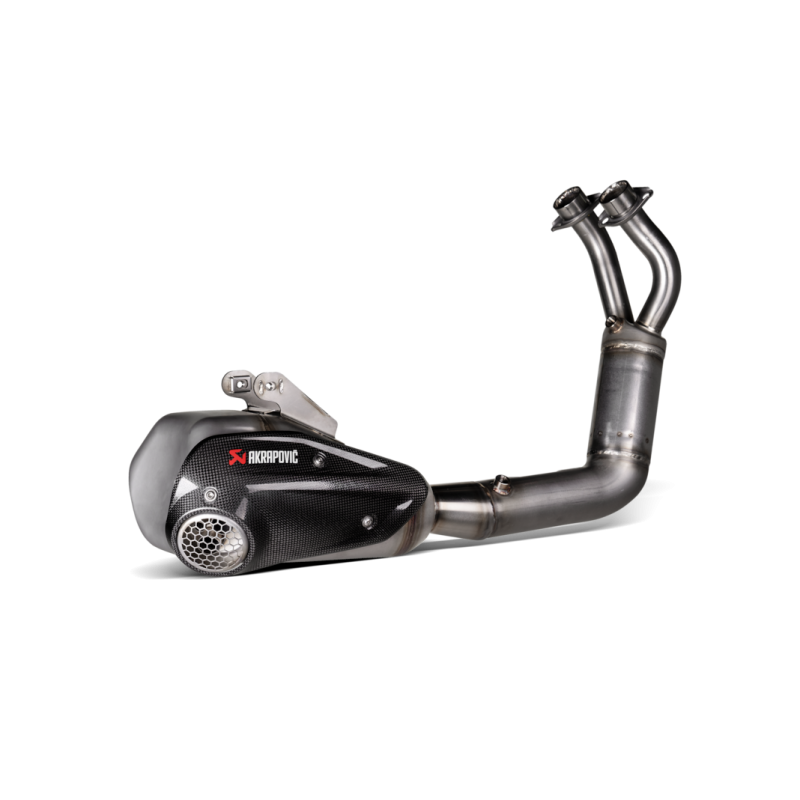 Akrapovic Scarico Completo Omologato Inox per Yamaha MT 07 / FZ7 2021-2026