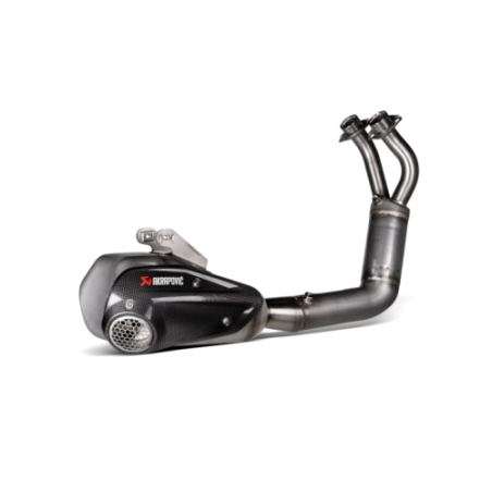 Akrapovic Scarico Completo Omologato Inox per Yamaha MT 07 / FZ7 2021-2026