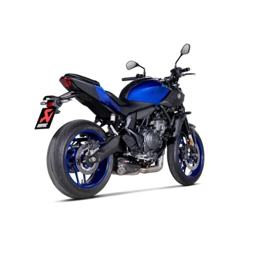 Akrapovic Scarico Completo Omologato Inox per Yamaha MT 07 / FZ7 2021-2026