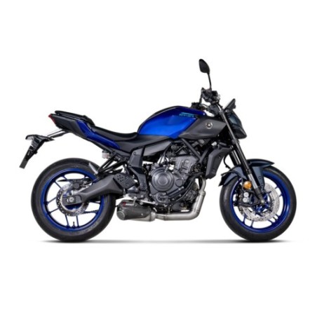 Akrapovic Scarico Completo Omologato Inox per Yamaha MT 07 / FZ7 2021-2026