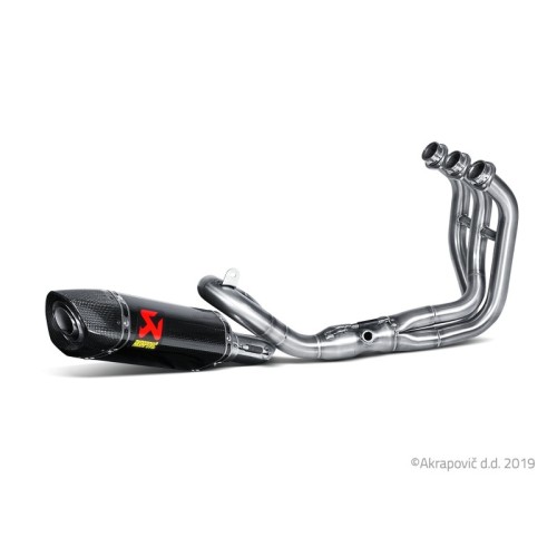 Akrapovic Scarico Completo Non omologato Carbonio Inox per Yamaha FZ9 / MT 09 2014-2020