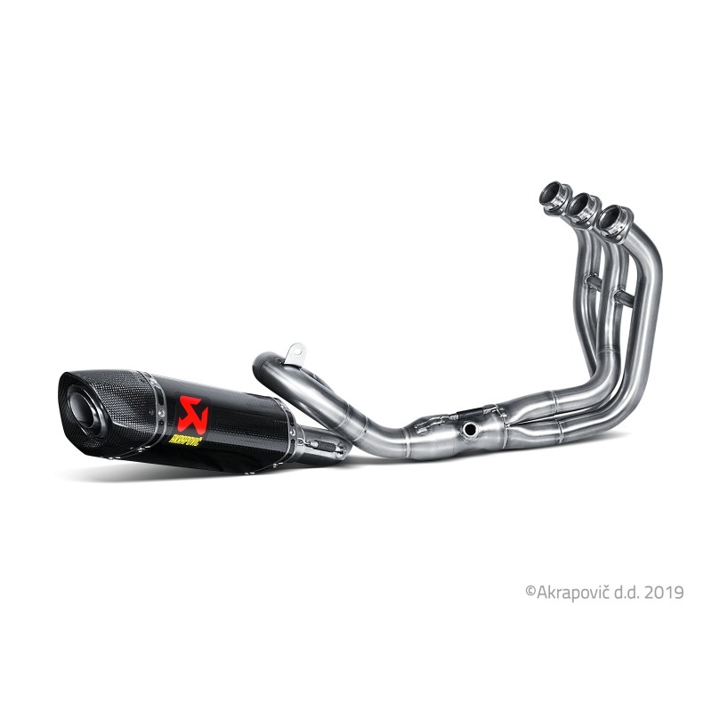 Akrapovic Scarico Completo Non omologato Carbonio Inox per Yamaha FZ9 / MT 09 2014-2020
