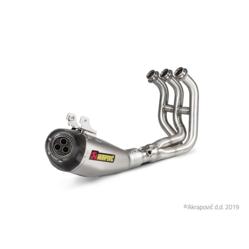 Akrapovic Scarico Completo Omologato Titanio Inox per Yamaha FZ9 / MT 09 2014-2020