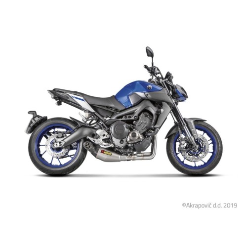 Akrapovic Scarico Completo Omologato Titanio Inox per Yamaha FZ9 / MT 09 2014-2020