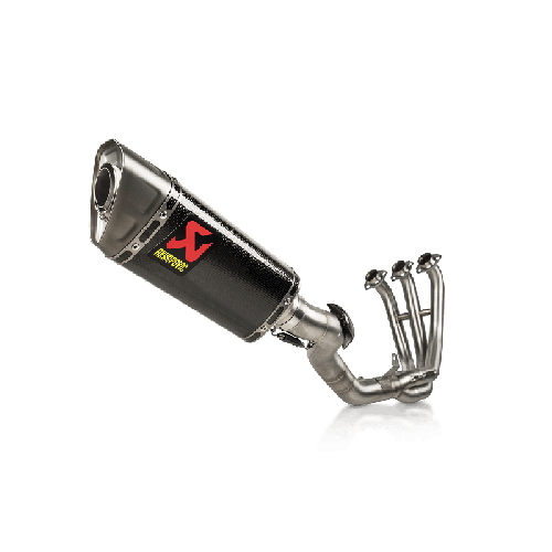 Akrapovic Scarico Completo Non omologato Carbonio Inox per Yamaha TRACER 9 / GT 2021-2023