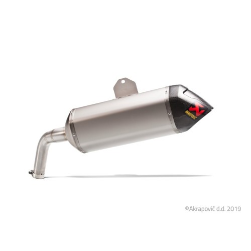 Akrapovic Silenziatore Omologato Carbonio Titanio per Yamaha XT 1200 Z 2010-2020