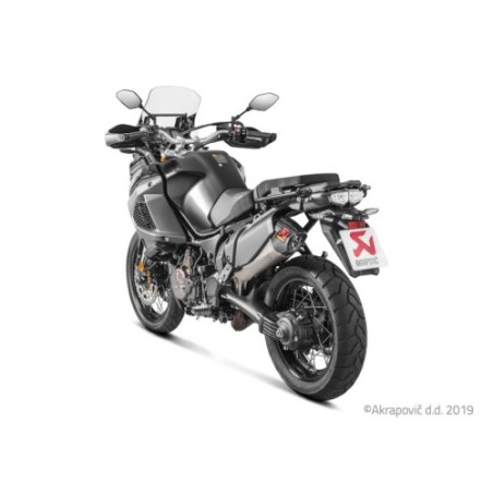 Akrapovic Silenziatore Omologato Carbonio Titanio per Yamaha XT 1200 Z 2010-2020