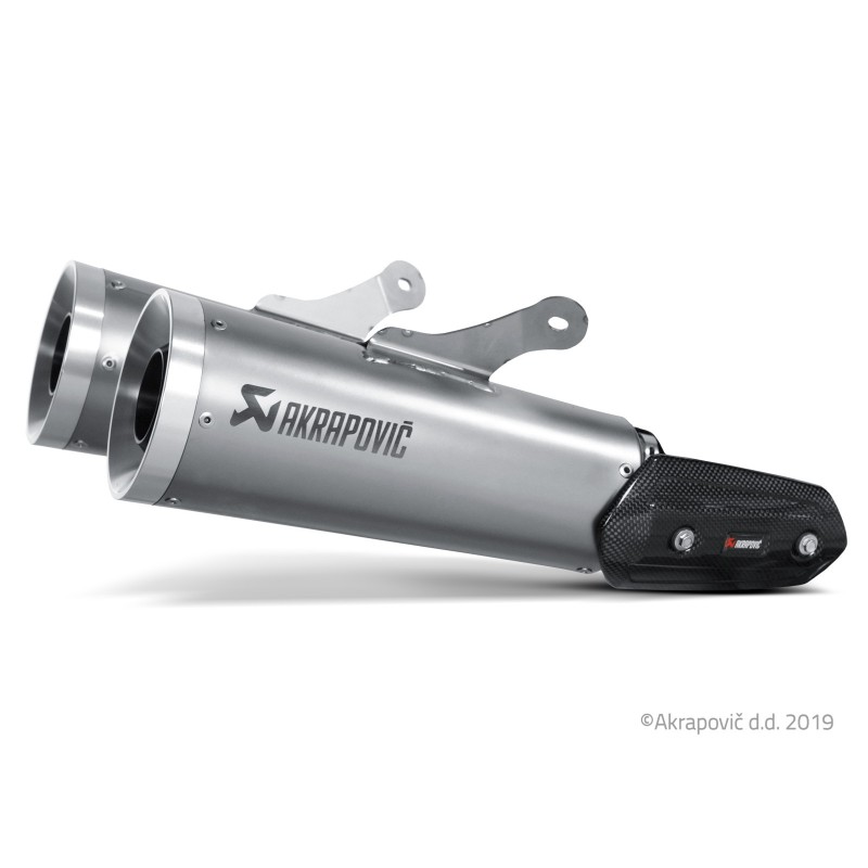 Akrapovic Scarico Omologato Titanio per Yamaha V-MAX 2009-2016
