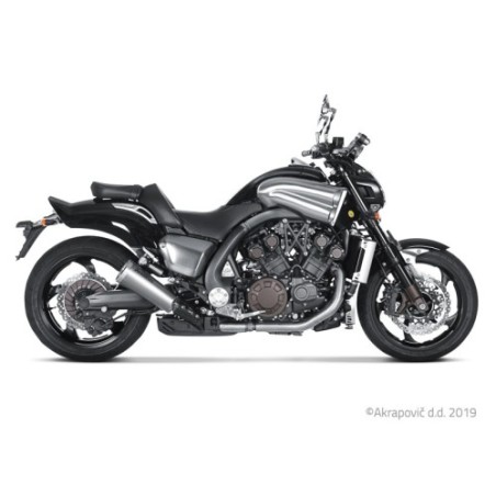 Akrapovic Scarico Omologato Titanio per Yamaha V-MAX 2009-2016