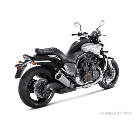 Akrapovic Scarico Omologato Titanio per Yamaha V-MAX 2009-2016