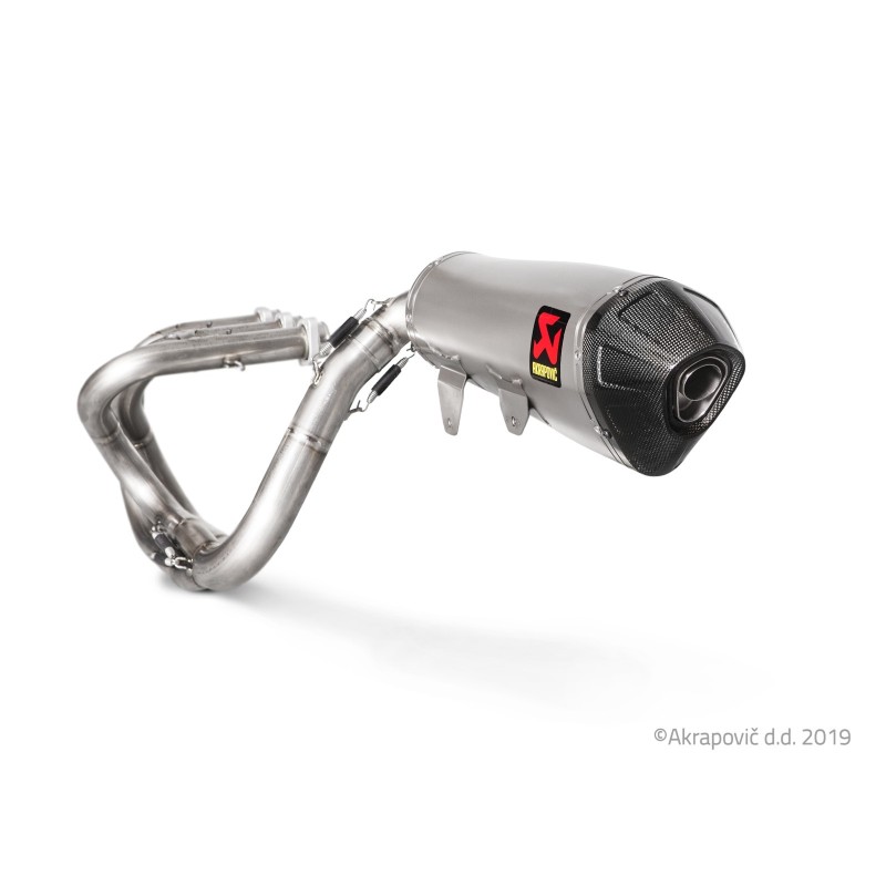 Akrapovic Scarico Completo Non omologato Carbonio Titanio per Yamaha YXZ1000R 2016-2026