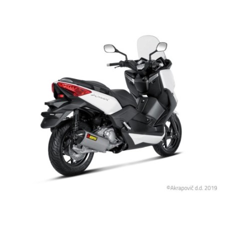 Akrapovic Silenziatore Omologato Carbonio Inox per Yamaha X-MAX 250 / X-CITY 250 2007-2016