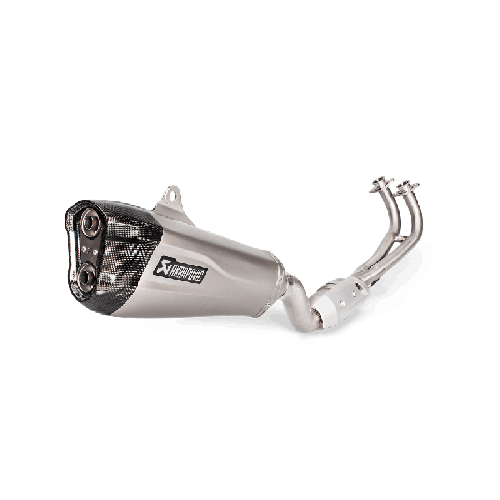 Akrapovic Scarico Completo Omologato Titanio Inox per Yamaha T-MAX 500 / T-MAX 530 / T-MAX 560 2017-2019