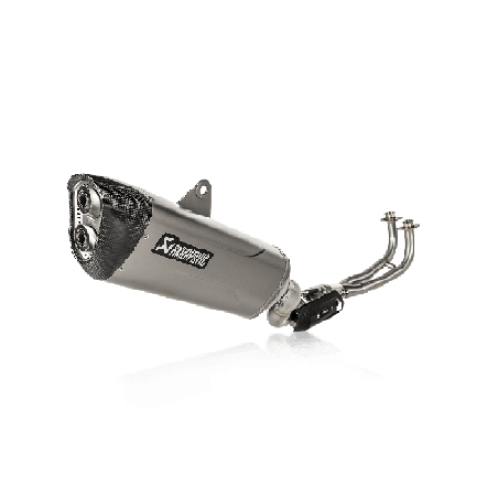 Akrapovic Scarico Completo Omologato Carbonio Titanio per Yamaha T-MAX 500 / T-MAX 530 / T-MAX 560 2020-2026