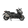 Akrapovic Scarico Completo Omologato Carbonio Titanio per Yamaha T-MAX 500 / T-MAX 530 / T-MAX 560 2020-2026