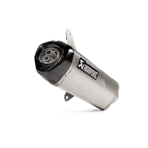 Akrapovic Silenziatore Inox per Piaggio GTS 125 ie SUPER 09 / GTS 250 05 / GTS 300 / sei giorni 08 / GTV 250 2016 / 2013