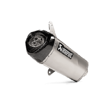 Akrapovic Silenziatore Inox per Piaggio GTS 125 ie SUPER 09 / GTS 250 05 / GTS 300 / sei giorni 08 / GTV 250 2016 / 2013