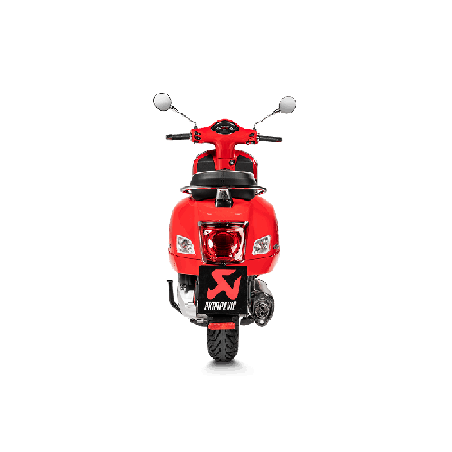 Akrapovic Silenziatore Inox per Piaggio GTS 125 ie SUPER 09 / GTS 250 05 / GTS 300 / sei giorni 08 / GTV 250 2016 / 2013