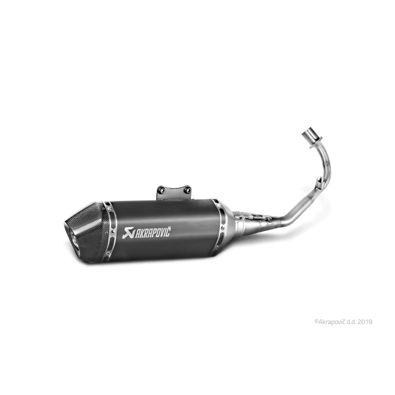 Akrapovic Scarico Completo Inox per Piaggio Primavera 125 / 150ie 3V / Sprint 125 / modello con motore iGet 2017-2020