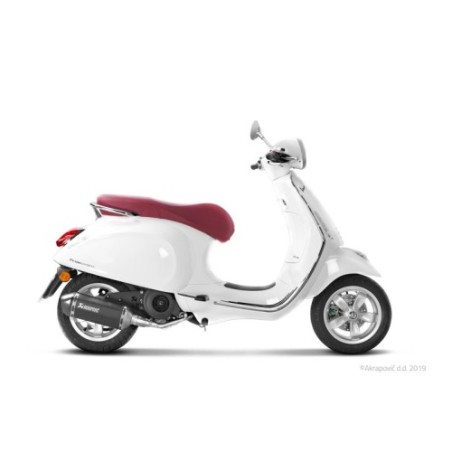 Akrapovic Scarico Completo Inox per Piaggio Primavera 125 / 150ie 3V / Sprint 125 / modello con motore iGet 2017-2020