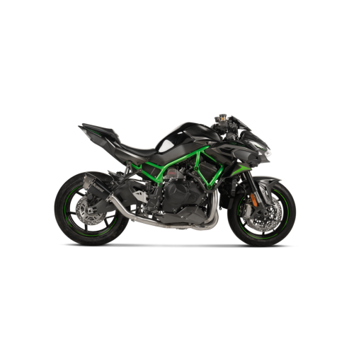Akrapovic Slip-On Non omologato Titanio per Kawasaki Z H2 2020-2026
