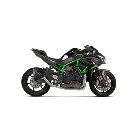 Akrapovic Slip-On Non omologato Titanio per Kawasaki Z H2 2020-2026