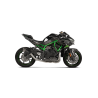 Akrapovic Slip-On Non omologato Titanio per Kawasaki Z H2 2020-2026
