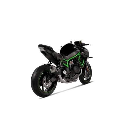 Akrapovic Slip-On Non omologato Titanio per Kawasaki Z H2 2020-2026