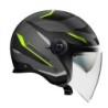 Casco Jet Premier City Fly Evo Grafica FA Grafica Y17 Nero Opaco | Motorsportstore