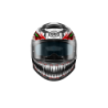 Casco Integrale Premier Commander Grafica AL Bianco Nero Opaco | Motorsportstore