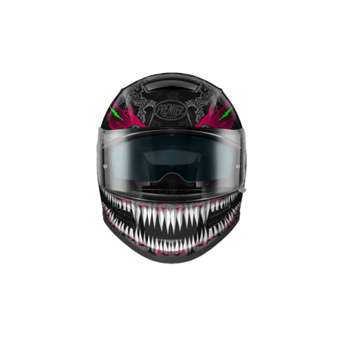 Casco Integrale Premier Commander Grafica AL Nero Opaco | Motorsportstore