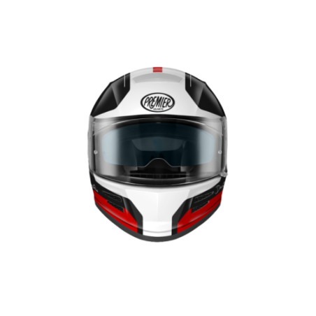 Casco Integrale Premier Commander Grafica DA Bianco Rosso Nero Opaco | Motorsportstore