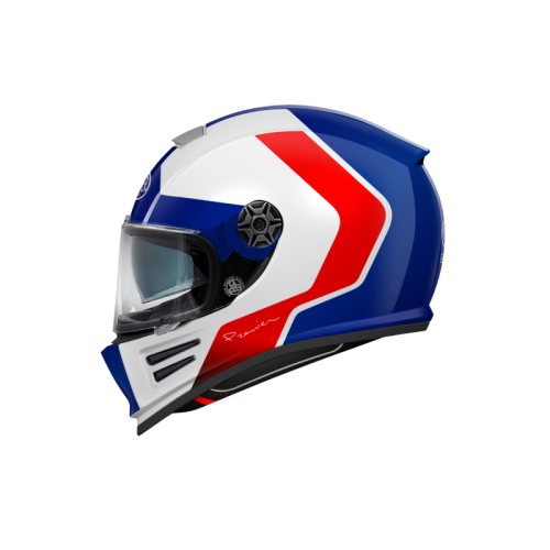 Casco Integrale Premier Commander Grafica GP Rosso Nero Opaco | Motorsportstore
