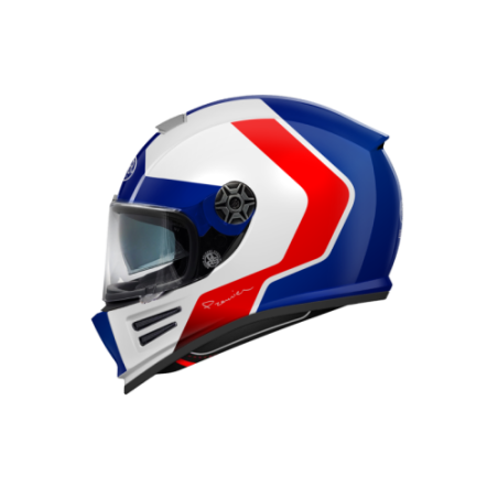 Casco Integrale Premier Commander Grafica GP Rosso Nero Opaco | Motorsportstore