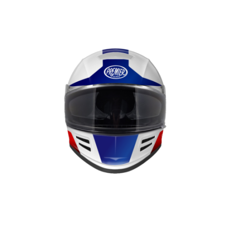 Casco Integrale Premier Commander Grafica GP Rosso Nero Opaco | Motorsportstore