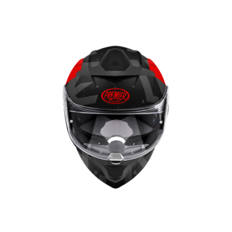 Casco Integrale Premier Devil Grafica TP Nero Titanio Nero Opaco | Motorsportstore