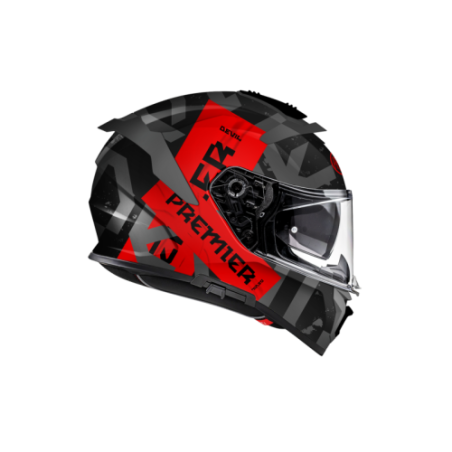 Casco Integrale Premier Devil Grafica TP Nero Titanio Nero Opaco | Motorsportstore