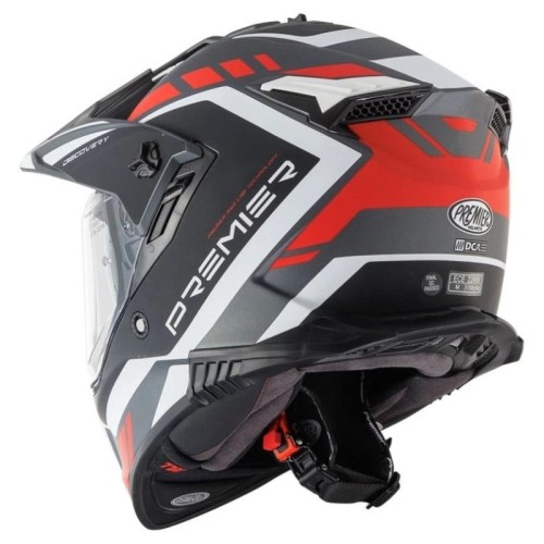 Casco Enduro Adventure Premier Discovery Grafica GL17BM | Motorsportstore