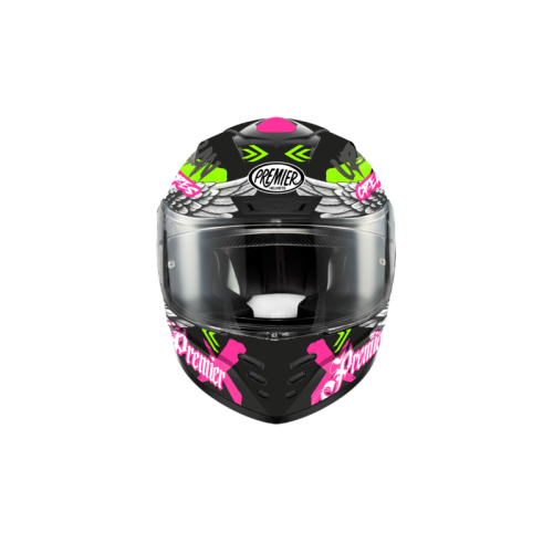 Casco Integrale Premier Monza Evo Grafica HA Grafica 16 Nero Opaco | Motorsportstore