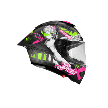 Casco Integrale Premier Monza Evo Grafica HA Grafica 16 Nero Opaco | Motorsportstore