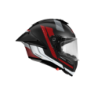 Casco Integrale Premier Monza Evo Grafica KS Bianco Rosso Nero Opaco | Motorsportstore