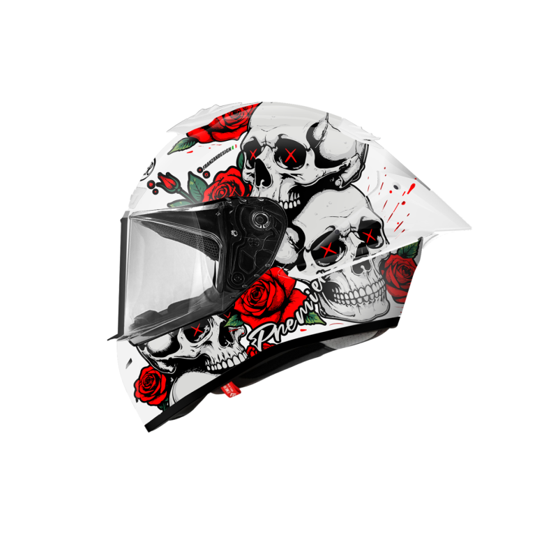 Casco Integrale Premier Monza Evo Grafica RO Bianco | Motorsportstore