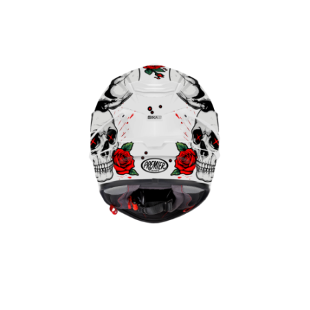 Casco Integrale Premier Monza Evo Grafica RO Bianco | Motorsportstore
