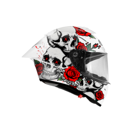 Casco Integrale Premier Monza Evo Grafica RO Bianco | Motorsportstore