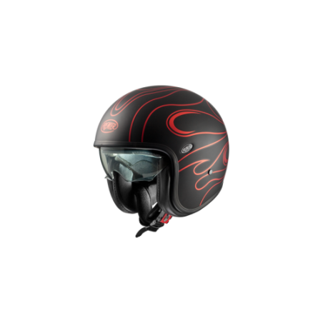 Casco Jet Premier Vintage Grafica FR Rosso Cromato | Motorsportstore
