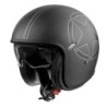 Casco Jet Premier Vintage Grafica STAR Carbonio Nero Opaco | Motorsportstore