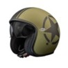 Casco Jet Premier Vintage Grafica STAR Military Nero Opaco | Motorsportstore