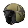 Casco Jet Premier Vintage Grafica STAR Military Nero Opaco | Motorsportstore
