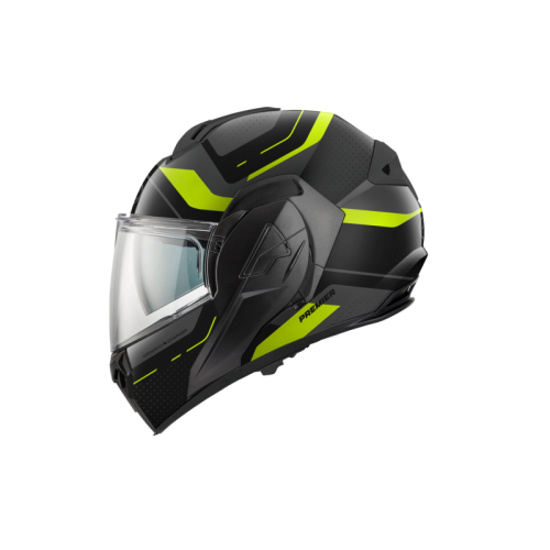 Casco Modulare Premier X-Charger Grafica JU Nero Titanio Nero Opaco | Motorsportstore