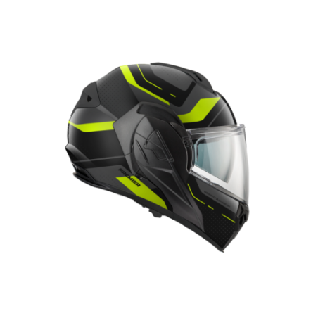 Casco Modulare Premier X-Charger Grafica JU Nero Titanio Nero Opaco | Motorsportstore
